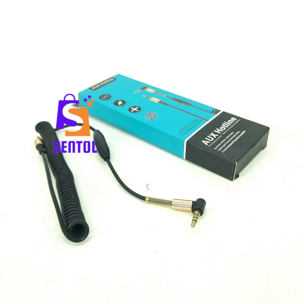 Professional Vehicle Audio Cable AUX Cable with Mic