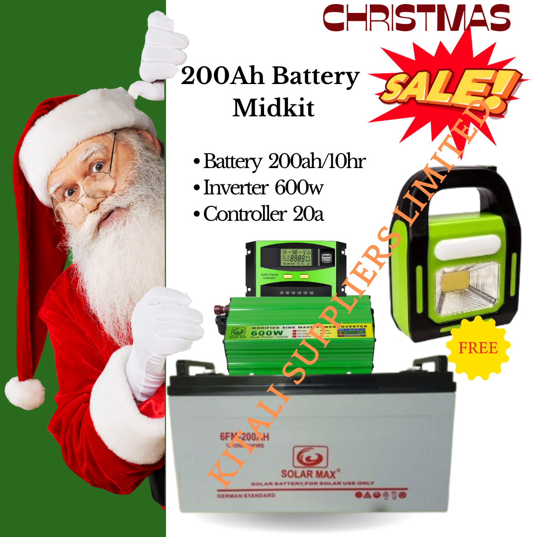 Solarmax battery midkit 200ah