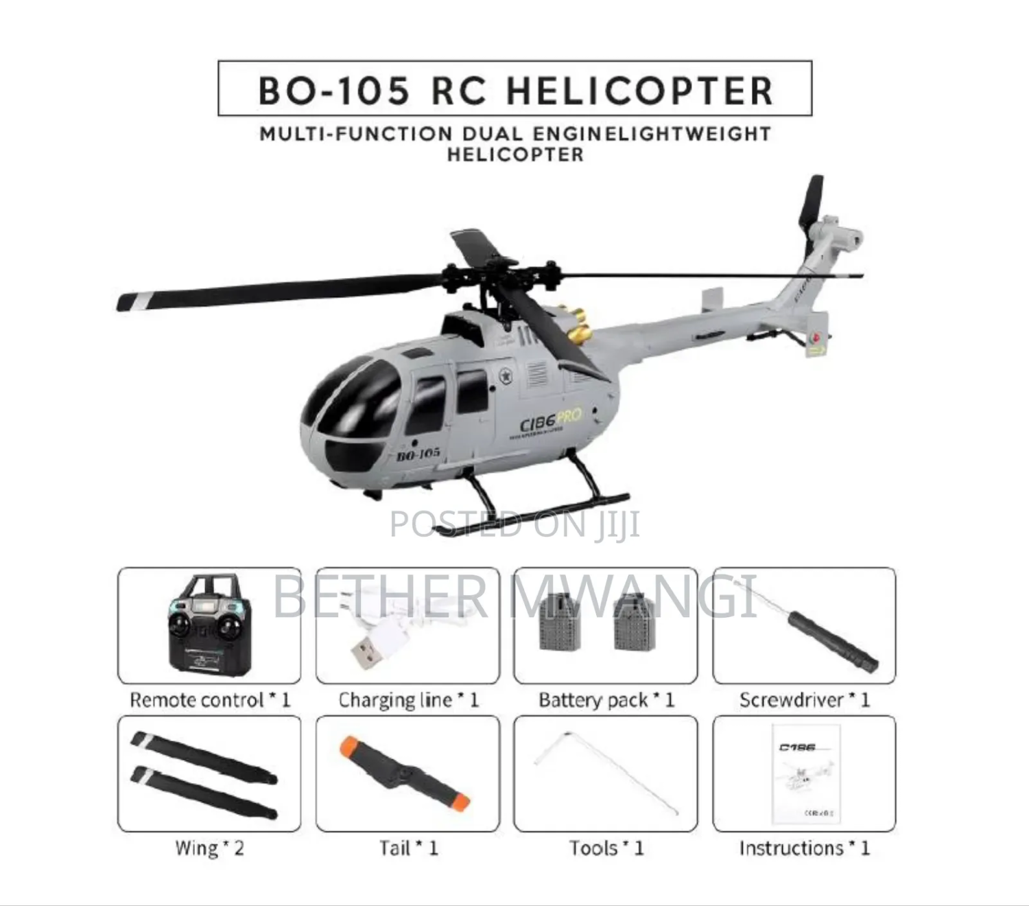 Rc Helicopter Bo-105
