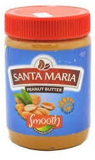 Santa Maria Peanut Butter smooth  400g