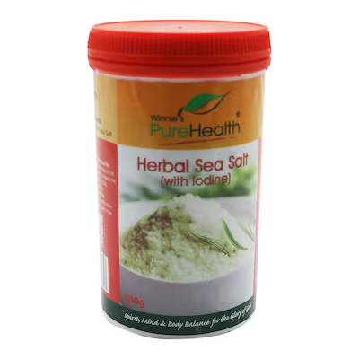 Winnie's Pure Health Herbal Sea Salt With Iodine 500g