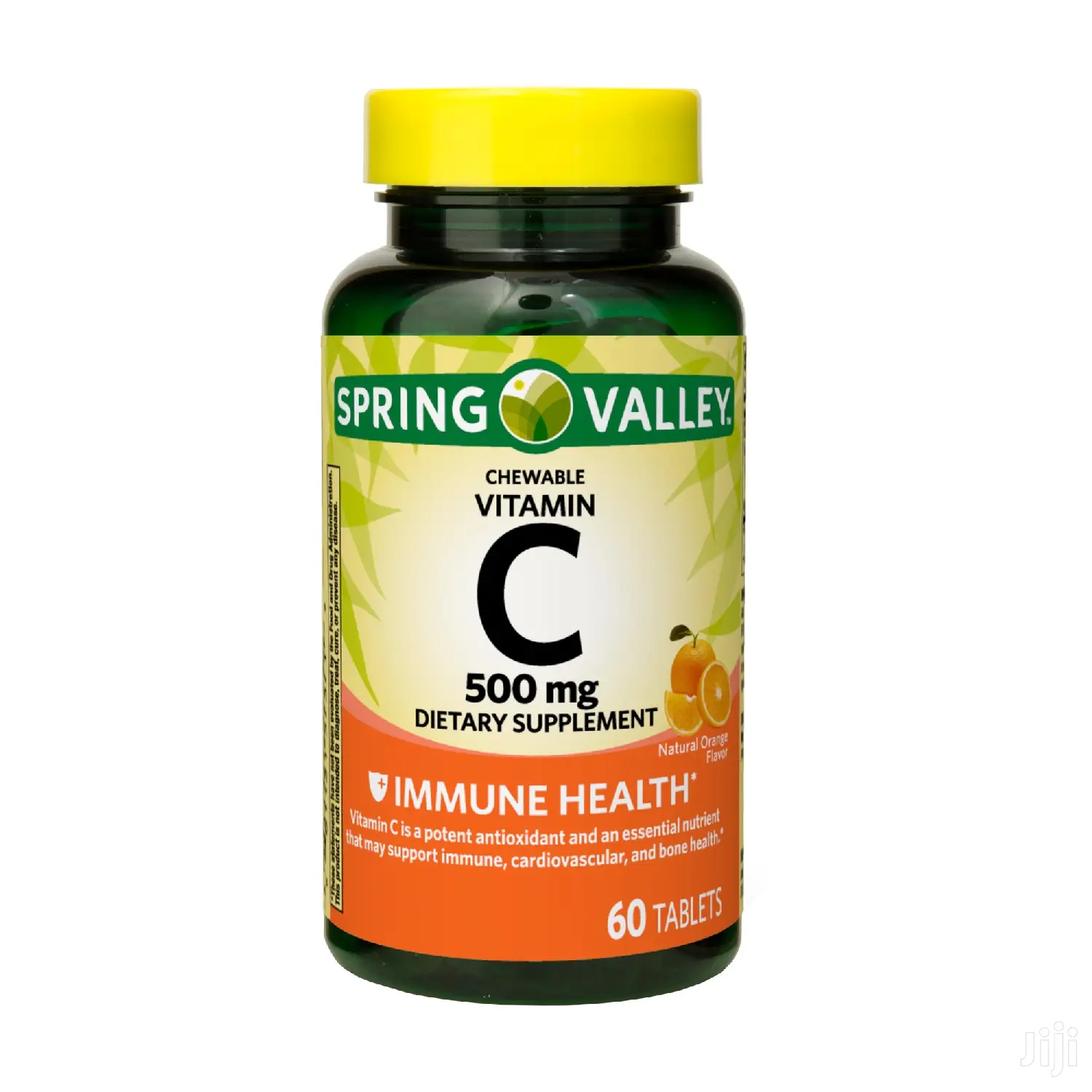 Spring Valley Vitamin C Chewable Tablets, 500 Mg, 60 Caps