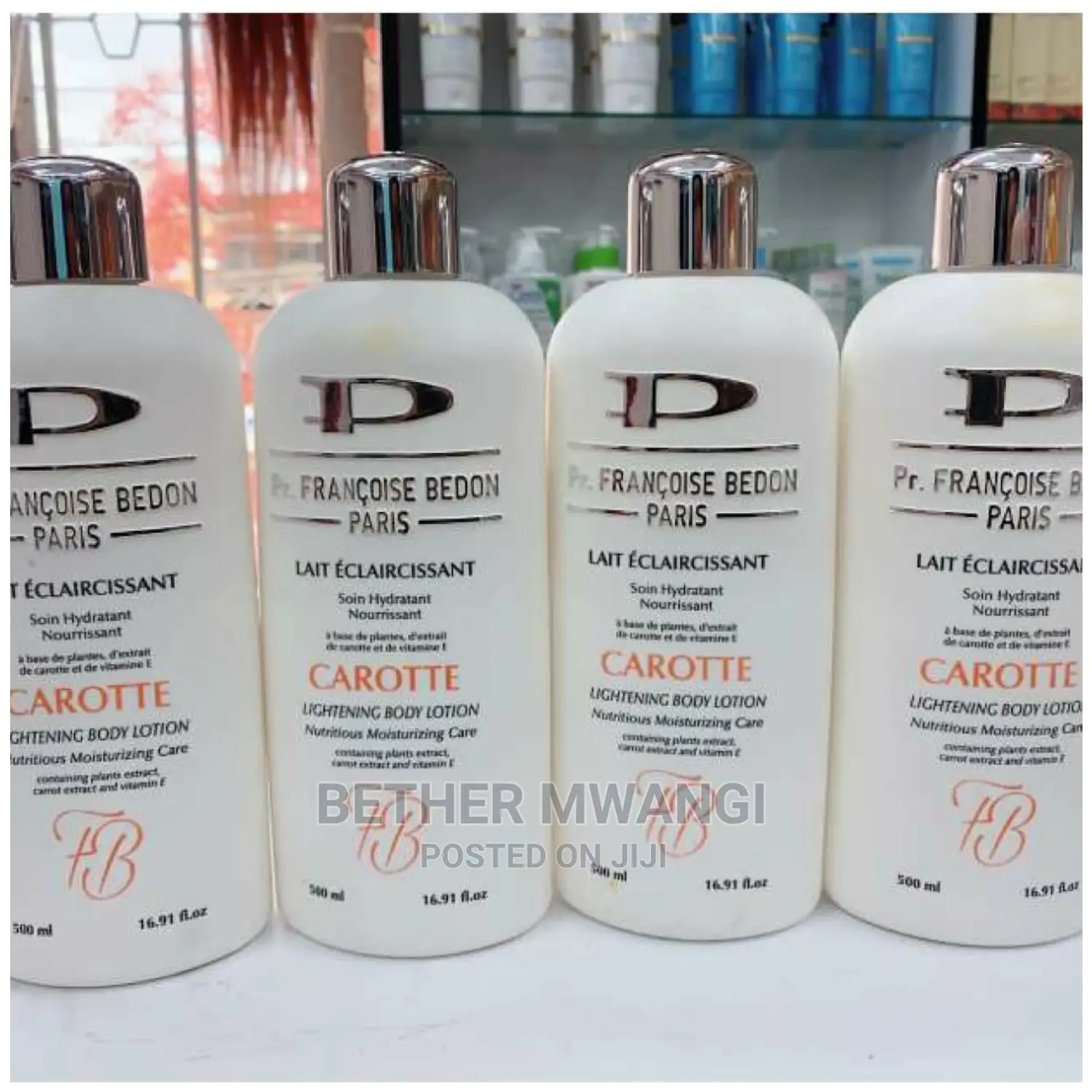 Original Francoise Bedon Paris Carrot Lotion