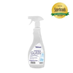 Velvex Window Cleaner Colour and Frag free 530ml 6s