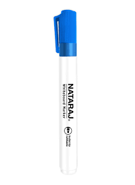 Nataraj White Board  Marker Bullet 2mm Blue