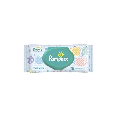 Pampers Baby Wipes Fresh Clean 64 Pieces