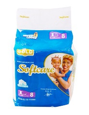 Softcare Diaper Gold Large 8 Pieces
