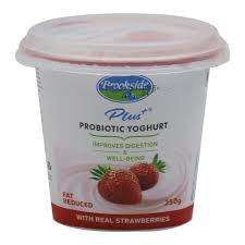 BROOKSIDE PROBIOTIC FRUIT CUP YOGHURT STRAWBERRY 250G