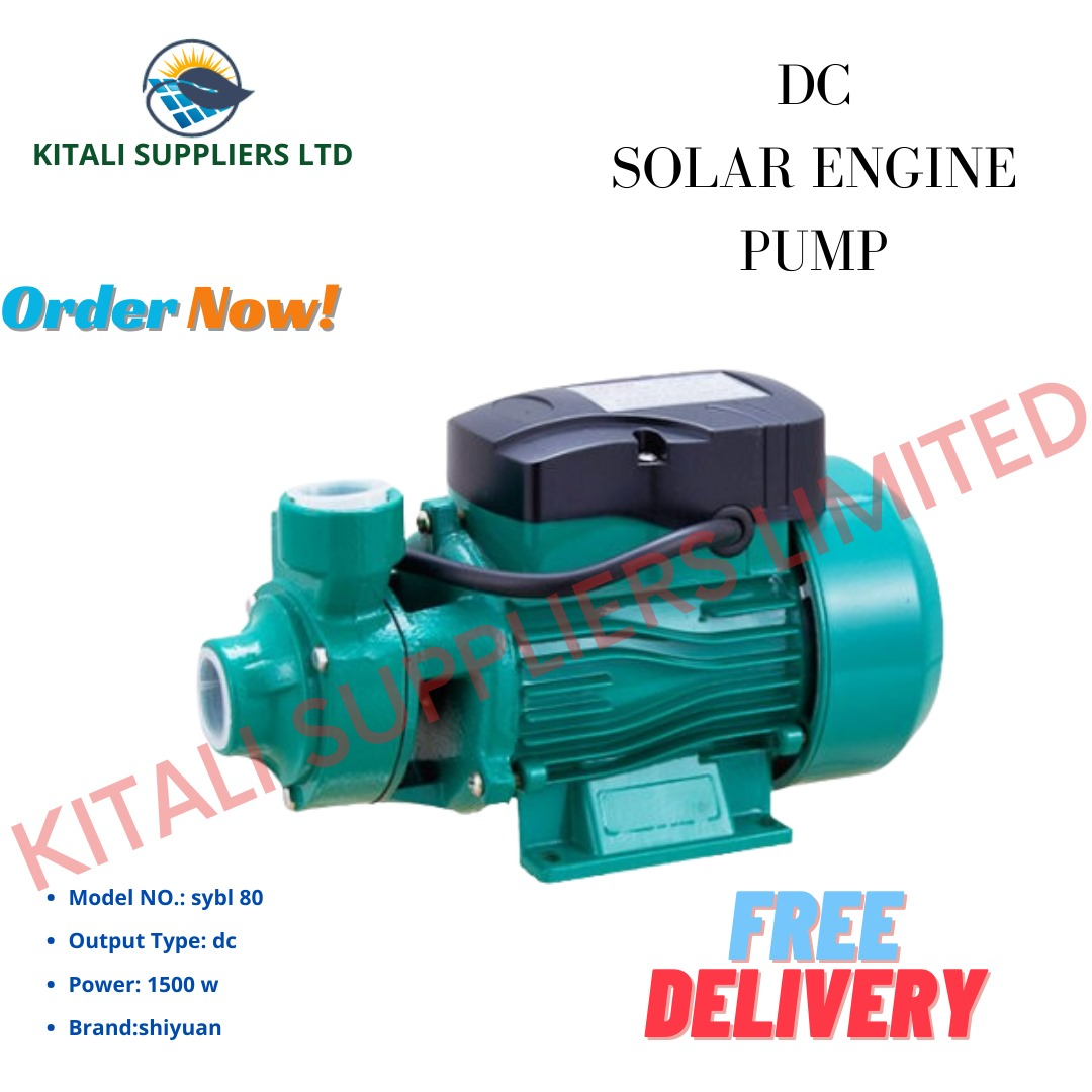 Improved 12V DC Solar Booster Water Pump 15m Head 5m Suction