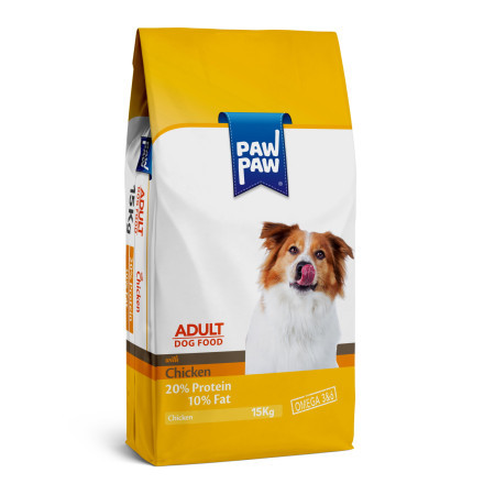 PAWPAW ADULT DOG FOOD CHICKEN 15KG