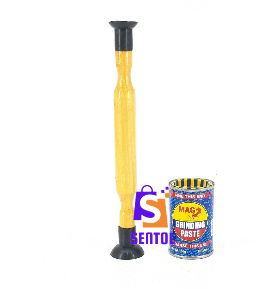 Double Ended Valve Grinding Lapping Stick and 100g Grinding Paste