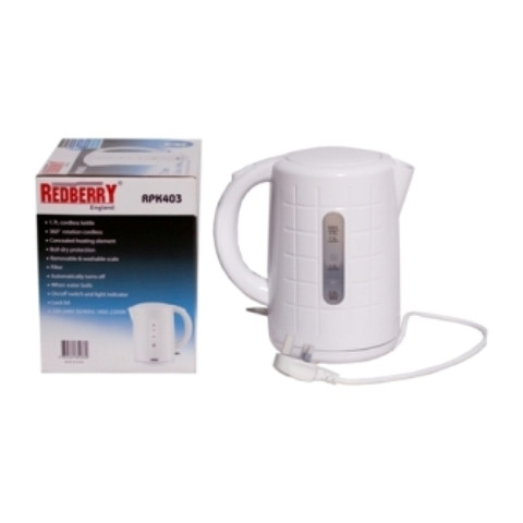 Redberry 1.7l Cordless Kettle 403