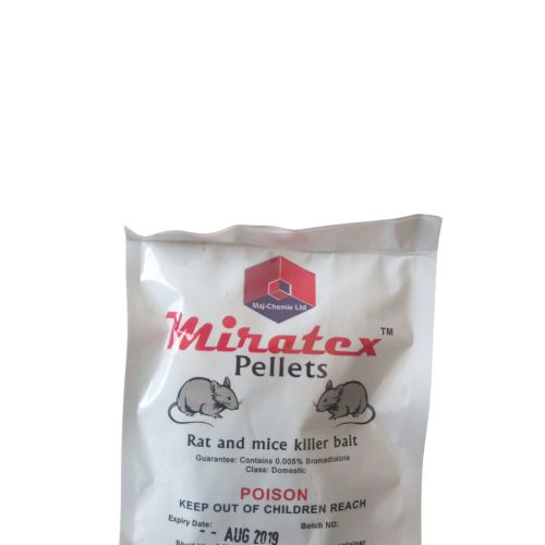 Miratex Two Miratex Home Rodent Control Rats Mice Poison Pellets 20g