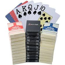 Texas Hold’em Plastic Waterproof Scrub Playing Poker Club Cards