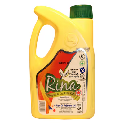 Rina Vegetable Oil 12x500ml Plastic Jerican