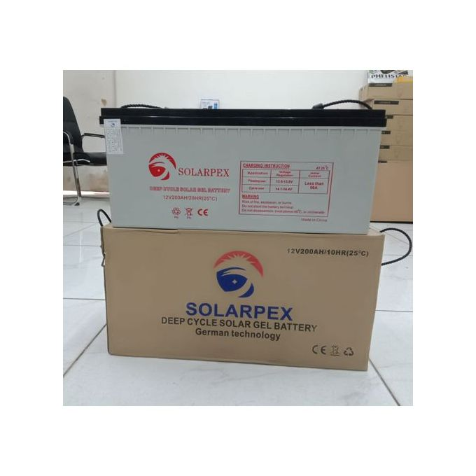 200ah solarpex battery dry cell