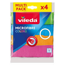 Vileda Microfibre Color 4Pcs