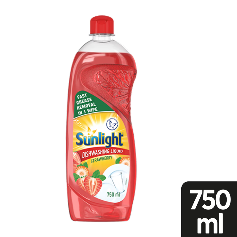 Sunlight Dishwashing Liquid-Strawberry 750ml