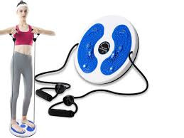 Waist twisting exercise disk Works out waist.
