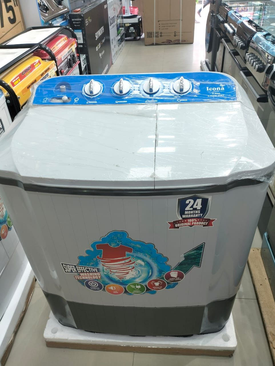Icona washing machine 9.5kg