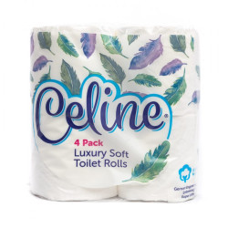 Celine Luxury Toilet Tissue 4pk