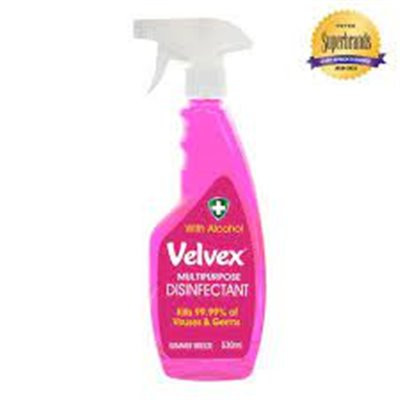 velvex multipurpose disinfectant spray summer breeze 530ml 6s