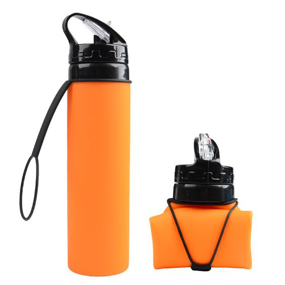 Silicon Collapsible sports water bottle 500ml