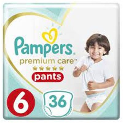 Pampers Pemium Care Pants Junior 36 Pieces Size 6