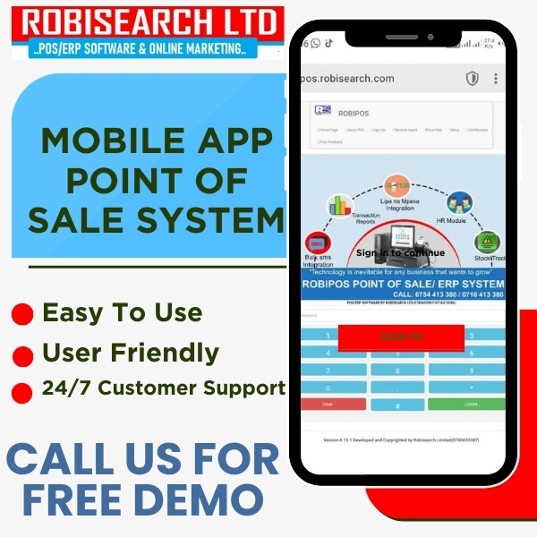 MOBILE APP POINT OF SALE SYSTEM