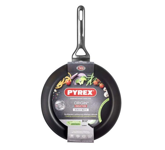 Fry Pan Pyrex Induction Pans Wok Pyrex Expert Touch Silver 28 Cm