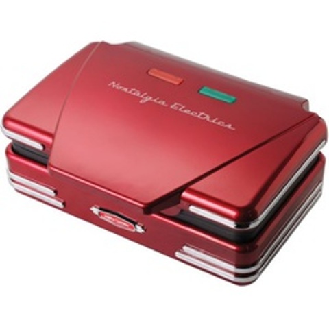 Nostalgia RWM200RR 50's Style Belgian Retro Waffle Maker - Red | Buy ...