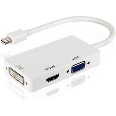 Mini Display Port/ Thunderbolt to Hdmi, VGA and Dvi