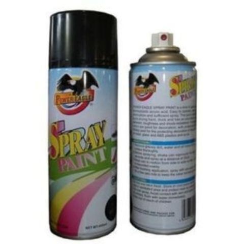 Power Eagle Spray Paint Black Matt - 450ml