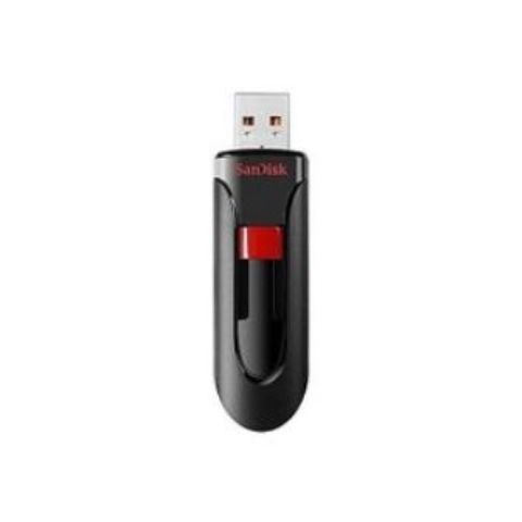 Sandisk Cruzer Glide USB Flash Drive - 32GB - Black & Red
