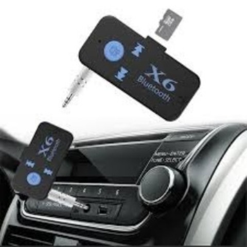 X6 Bluetooth Receiver AUX Car Bluetooth Audio Receiver Adapter TF Card Handsfree Bluetooth Call MP3. 5. 0