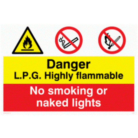 LPG Safety Signage