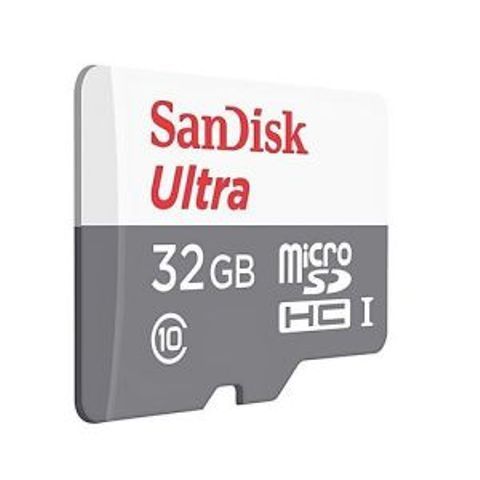 Sandisk 32GB Ultr Memoray Card – Class 10 – White And Grey