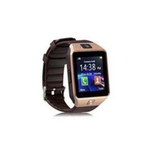 Smart Watch DZ09 Bluetooth Smart Watch  128MB ROM  64MB RAM  0.3MP Camera  Brown