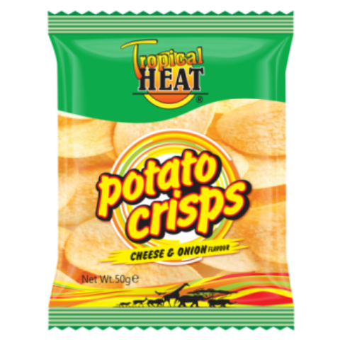 Potato crisps - cheese & onion 50g