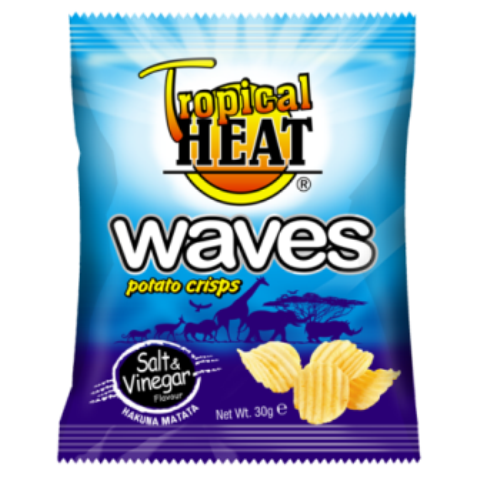Waves crisps - Salt & Vinegar 125g