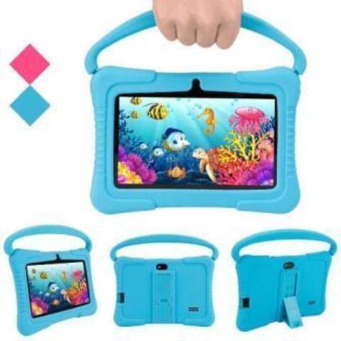 7 Inch New Kids Tablet Dual Camera with Learning Apps – Blue