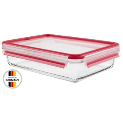 Tefal Masterseal Rectangle Glass Food Storage 1.3 L