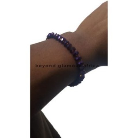 Ladies Purple crystal bracelet