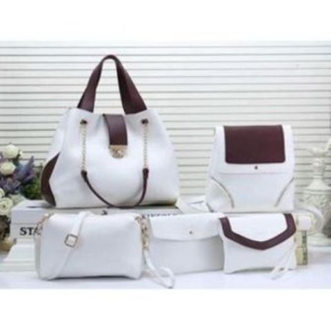 Fashion Lady Handbags 5 in 1 Set