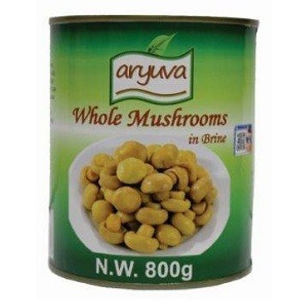 Aryuva Whole Mushroom In Brine 800 g