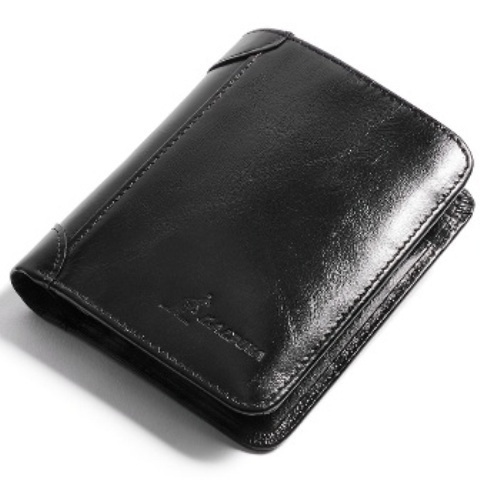 Genuine Leather Men Pocket Wallet Valentine Gifts