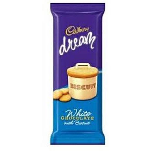 Cadbury Dairy Milk Dream White with Biscuites 80g