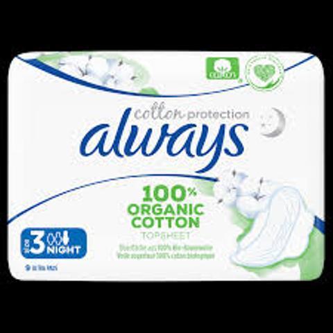 Always Pure Organic Cotton 24x9 Night