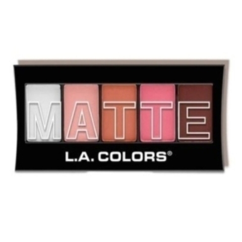 La Colors 5 Color Matte Eyeshadow Pink Chiffon CEM476