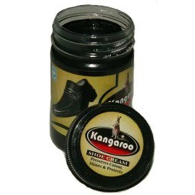 Kangaroo Shoe Cream Black 110 ml